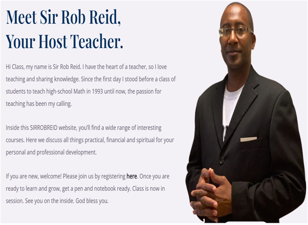 Meet Teacher Sir Rob Reid